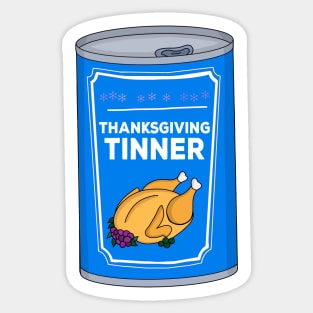 Thanksgiving Tinner Sticker